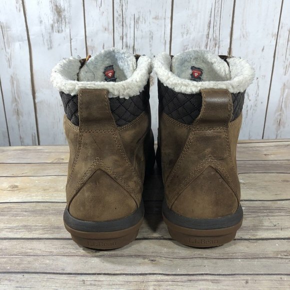 L. L. Bean Storm Chaser Tek 2.5 Lace Waterproof Boots Womens Size 10 Leather - Picture 6 of 12